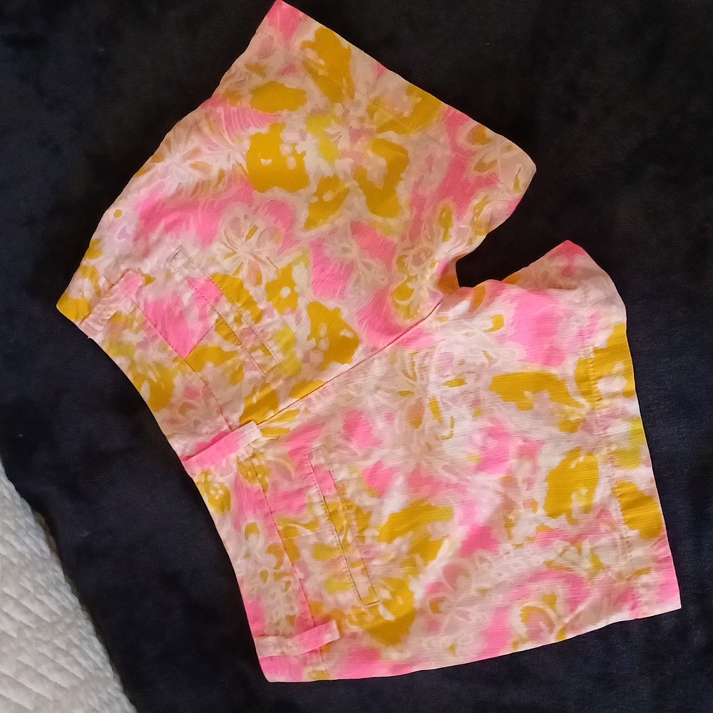 🔥🔥🔥Lilly Pulitzer Callahan shorts Royal pink ooh la la 00 - Picture 14 of 15